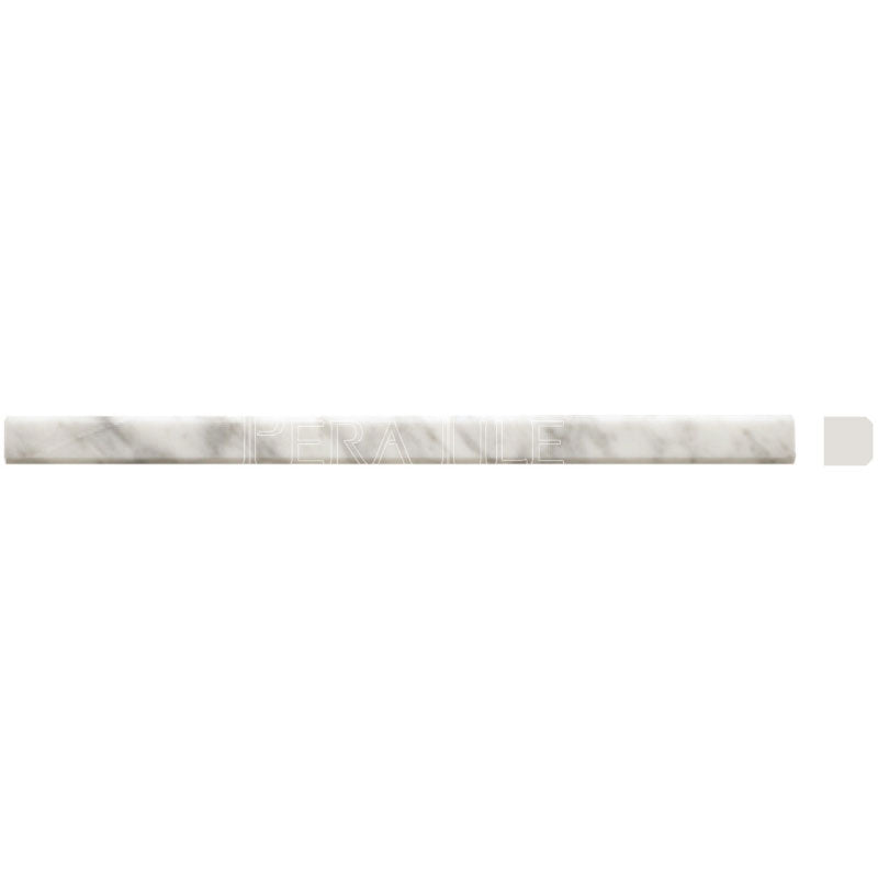 Bianco Carrara 3/4×12 Honed Box Liner