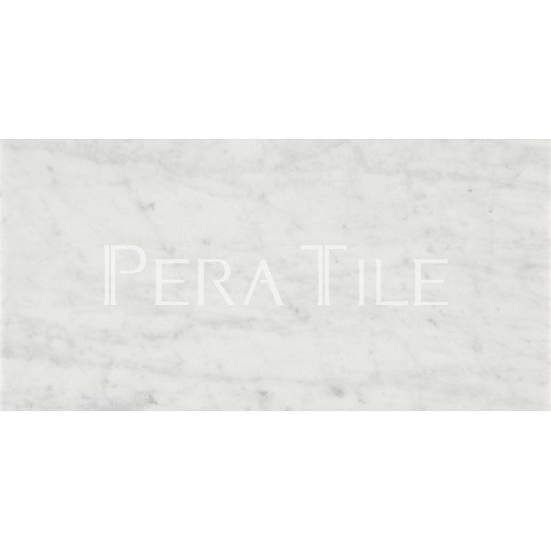 Bianco Carrara 12×24 Polished Marble Tile