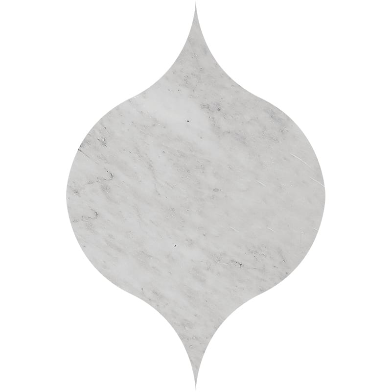Avenza Honed&polished Winter Leaf Marble Waterjet Decos 4 7/8x6 13/16