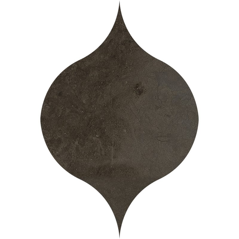 Bosphorus Honed Winter Leaf Limestone Waterjet Decos 4 7/8x6 13/16