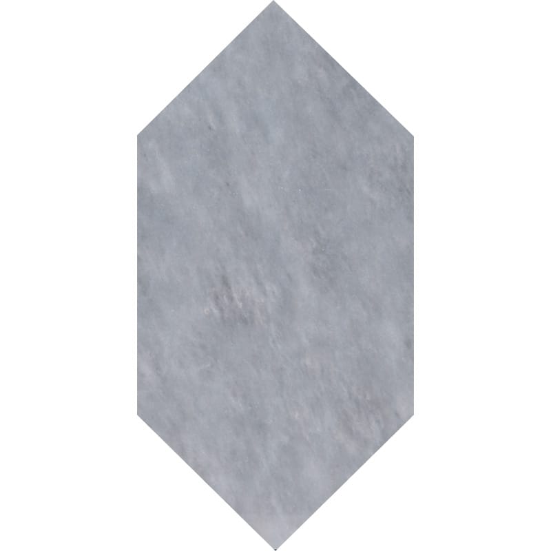 Allure Light Polished Large Picket Marble Waterjet Decos 6x12