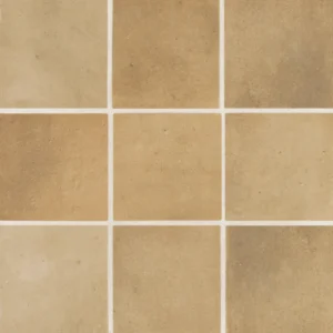 Celine 4" x 4" Matte Porcelain Floor & Wall Tile in Cotto