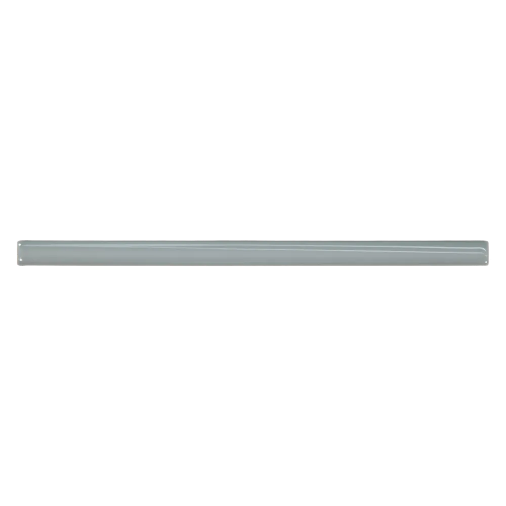 Marin 0.5" x 12" Jolly Miter Edge Ceramic Trim in Misty Blue