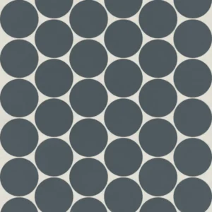Marin 2" Penny Round Matte Porcelain Mosaic in Midnight Tide