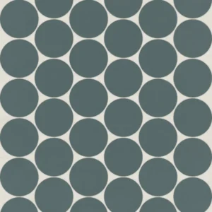 Marin 2" Penny Round Matte Porcelain Mosaic in Ocean Teal