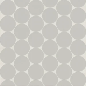Marin 2" Penny Round Matte Porcelain Mosaic in Pebble Gray