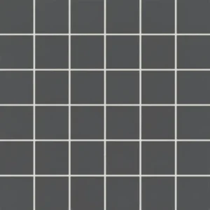 Marin 2" x 2" Square Matte Porcelain Mosaic in Black Sea