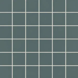 Marin 2" x 2" Square Matte Porcelain Mosaic in Ocean Teal