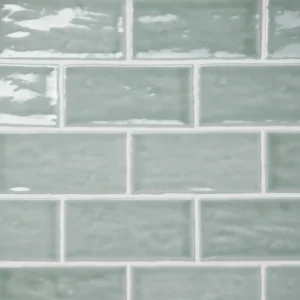 Marin 2.5" x 5" Ceramic Wall Tile in Aloe Green