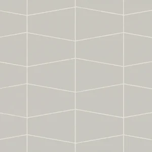 Marin Trapezoid Matte Porcelain Mosaic in Pebble Gray