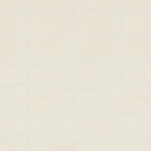 Marin Trapezoid Matte Porcelain Mosaic in Sand Dollar