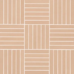 Sahara .5" x 4" Matte Crosshatch Porcelain Mosaic Tile in Rose