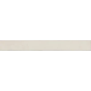 Sahara 3" x 24" Matte Bullnose Porcelain Tile in White
