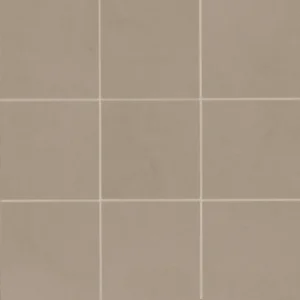 Sahara 4" x 4" Matte Porcelain Mosaic Tile in Taupe