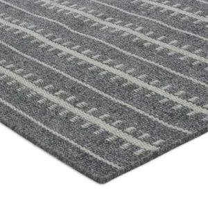 Ticking Stripe Rug - Midnight