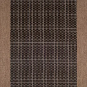 Recife Checkered Field  Black-Cocoa