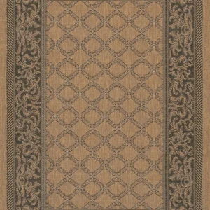 Recife Garden Lattice  Cocoa-Black