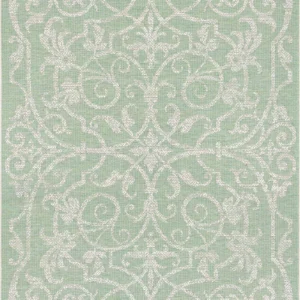 Monaco Summer Quay  Ivory-Light Green