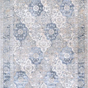 Couture Persian Tiles  Pewter-Modern Beige