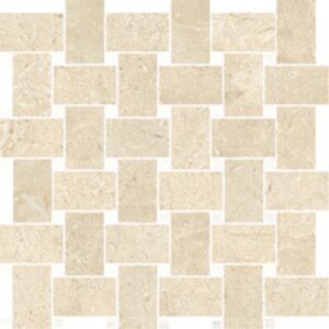 Crema Marfil Basketweave Polished