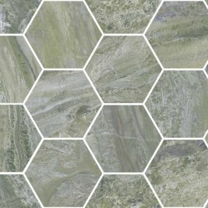 Green 4″ Hex Polished