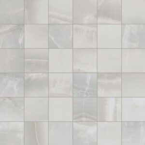 Silver 2X2 Mosaic Matte
