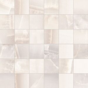 White 2X2 Mosaic Matte
