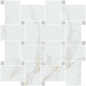 Calacatta Gold Basketweave Matte