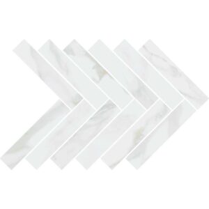Calacatta Gold Herringbone Matte