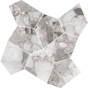 Grey Rock Mosaic Matte