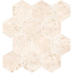Tivoli Beige Hexagon Mosaic Matte