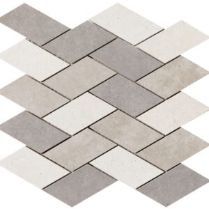 Tri-Color Herring Mosaic Matte