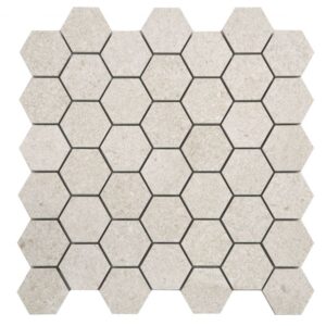 Grant Beige 2 x 2 Hexagon 12 x 12
