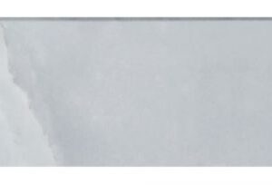 Reves Bleu Glossy Bullnose 3 x 12