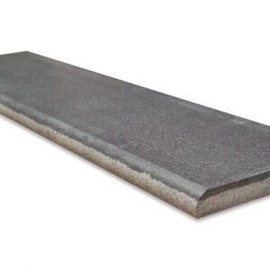 Grey Dark Matte Bullnose 3 x 12