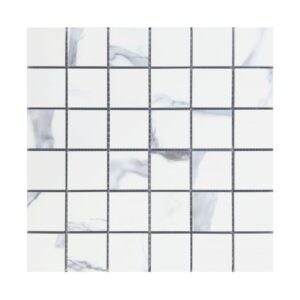 Calacatta Blue Matte 2 x 2 Mosaic 12 x 12