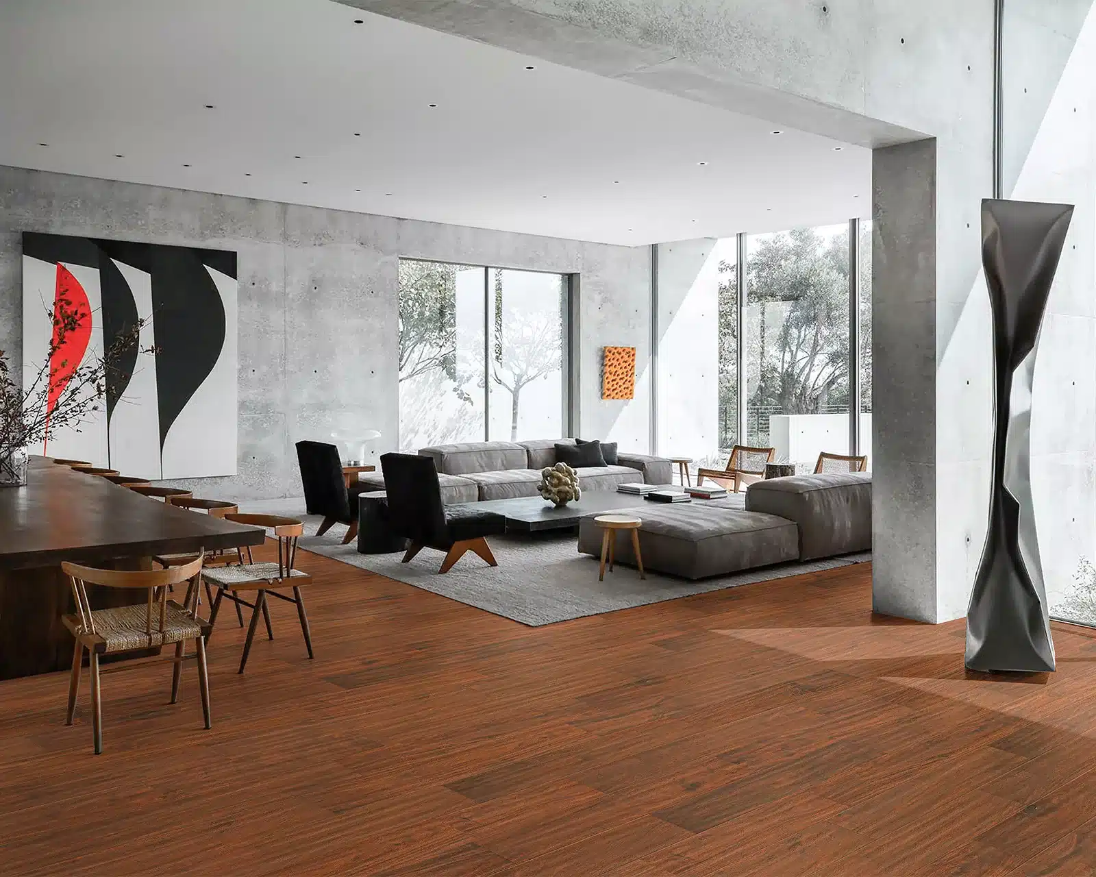 Hardwood floors and area rugs by Quality Flooring by Frank Milea in Jacksonville Florida