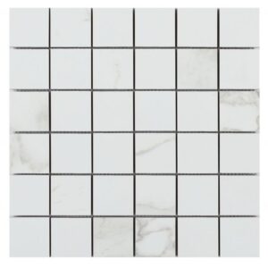 Malaysia Calacatta Dora Matte 2 x 2 Square Mosaic 12 x 12