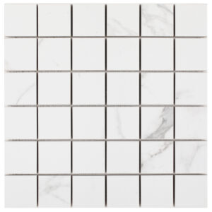 Malaysia Carrara Pre Matte 2 x 2 Square Mosaic 12 x 12
