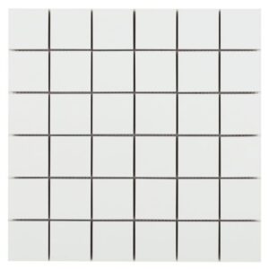 Malaysia Roy White Matte Mosaic 12 x 12