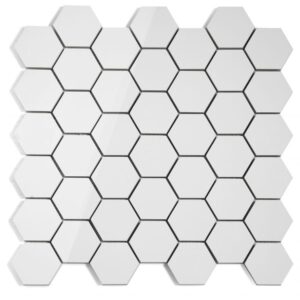 Malaysia Roy White Polished Hexagon 2 x 2 12 x 12