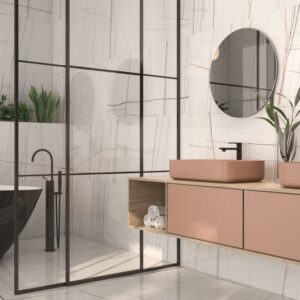 Noir White Polished 24 x 48