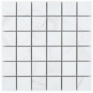 Volakas Premium Matte 2 x 2 Square Mosaic 12 x 12